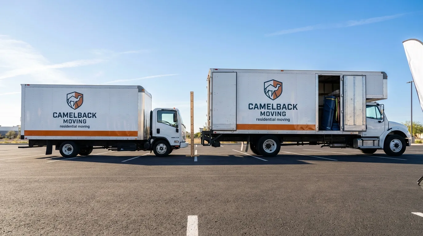 Moving truck size capacity guide in Douglasville